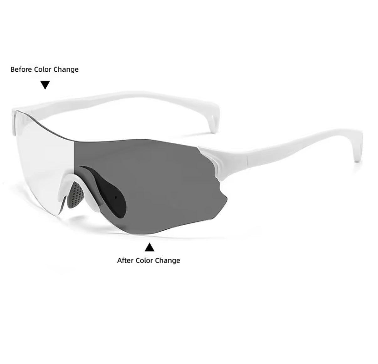 White photochromic silver